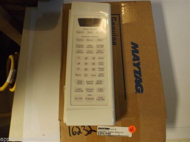 Maytag Microwave 53001499 Control Panel/switch Asy (bsq) NEW IN BOX Maytag Microwave 53001499 Control Panel/switch Asy (bsq) NEW IN BOX